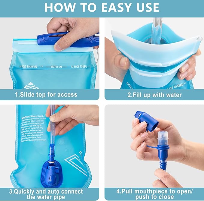 Hydration Bladder, 1.5L Water Bladder - Image 2