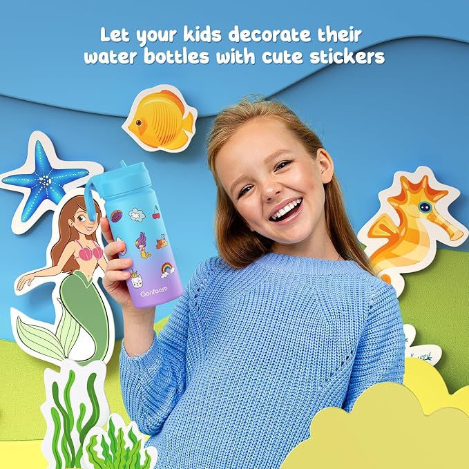 Kids Water Bottle, 16oz Kids Water Bottle - Image 4
