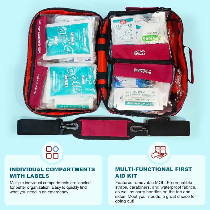 Professional 435 Pieces Large First Aid Kit - Image 4