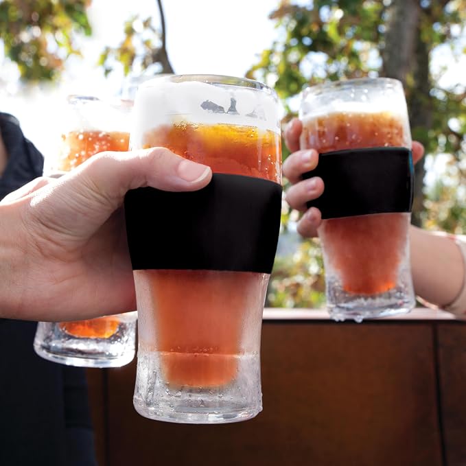 Host FREEZE Beer Glasses, Frozen Beer Mugs, Freezable Pint Glass Set, Insulated - Image 13