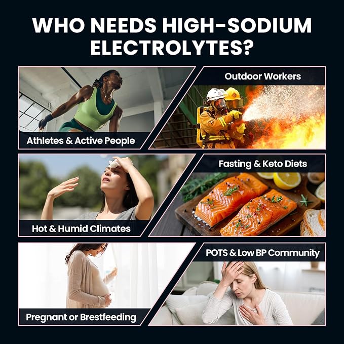Venture Pal High Sodium Sugar Free Electrolytes Powder Packet, Zero Calories - Image 5