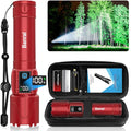 Rechargeable Tactical Flashlights 2000 High Lumens - 5000mAh Super Bright LED by Banral