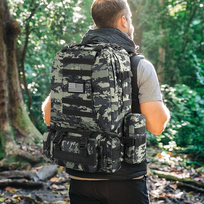 CVLIFE Tactical Backpack Military Army Rucksack - Image 6