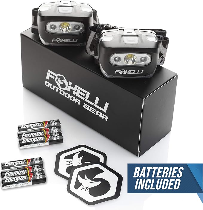 Foxelli LED Headlamp Flashlight - Image 7