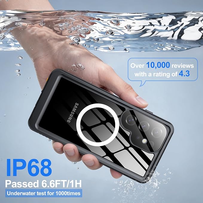 ANTSHARE IP68 Waterproof Case for Samsung Galaxy S25 Ultra - Image 3