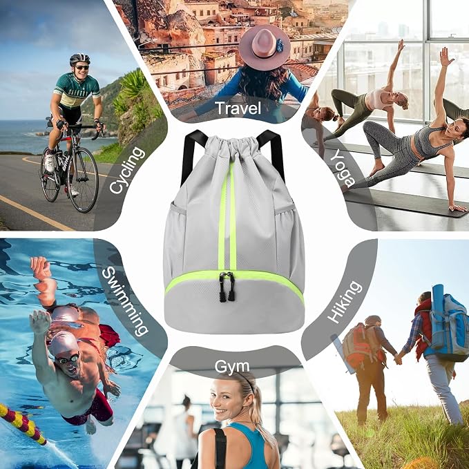 Hoedia Sports Drawstring Backpack - Image 9