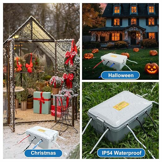 NineLeaf Large Outdoor Electrical Box Waterproof, IP54 Weatherproof Extension - Image 3