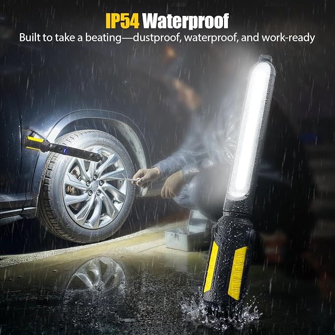 SYLSTAR Work Light for Mechanic, 2400LM LED, 4400mAh Rechargeable, Underhood - Image 7