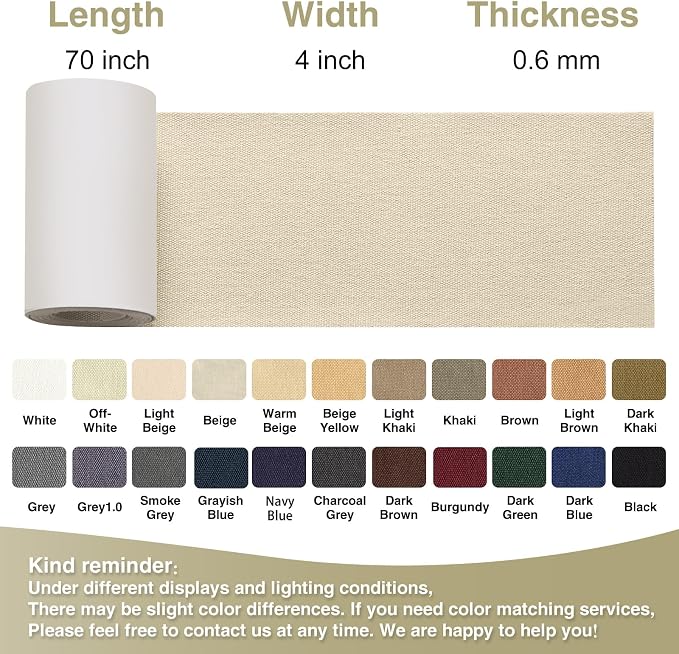 Gheeidau Canvas Repair Tape 4×70 Inch Waterproof Self-Adhesive Fabric Repair - Image 4
