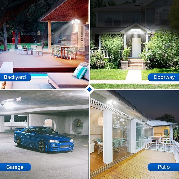 SANSI 38W 5000LM Motion Sensor Outdoor Lights, Flood Lights Outdoor Detector - Image 9