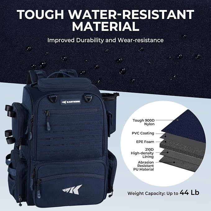 KastKing Bait Boss Fishing Tackle Backpack - Image 5