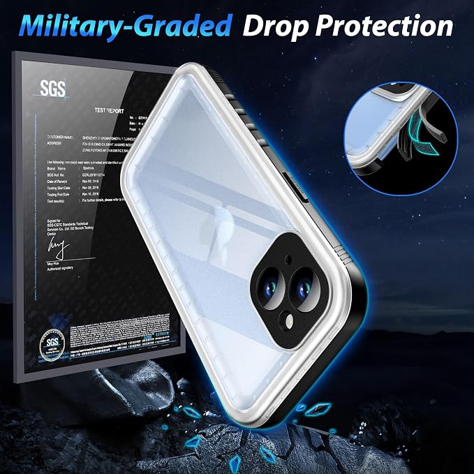 SPORTLINK Waterproof Case for iPhone 13, Shockproof Dustproof - Image 4