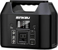 SinKeu Portable Power Station 122.8Wh, LiFePO4 Battery Solar Generator by SinKeu