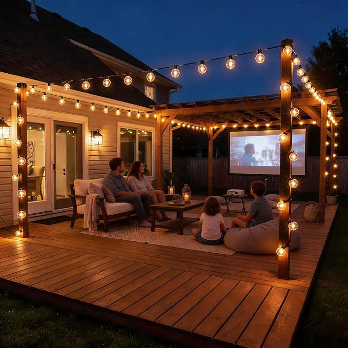 RTTY Outdoor LED String Lights 100 FT Patio Light - Image 7