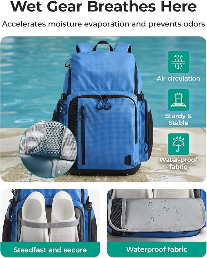 BAGSMART 2 Piece Swim Bag for Swimmers - Image 5