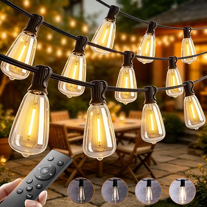addlon 198FT Outdoor String Lights by addlon