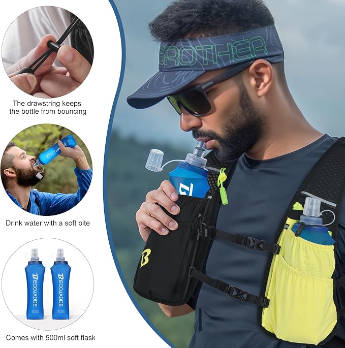 BECOJADDE Running Vest Hydration Backpack - Image 5