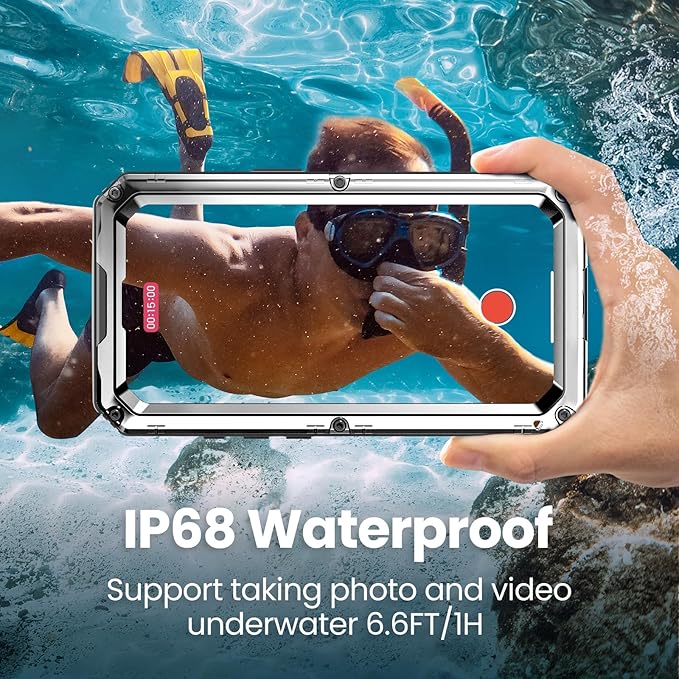 Mitywah Waterproof Case for iPhone 16e and for iPhone 17e, Shockproof Heavy - Image 3