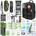 242 Piece First Aid & Survival Kit – Molle Pouch IFAK, 1000D Nylon, Color-Coded by VLITEPRO