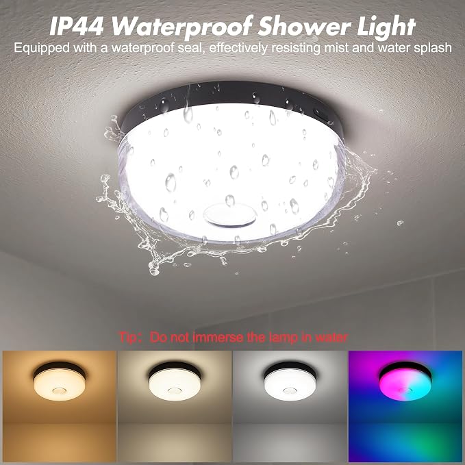 2-Pack Waterproof Shower Lights - Image 9