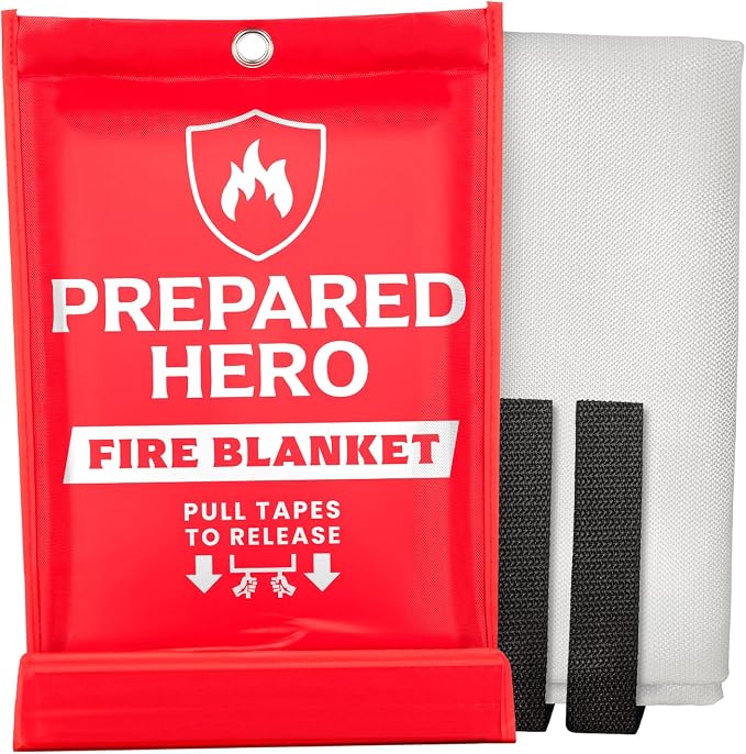 Prepared Hero Emergency Fire Blanket by PreparedHero