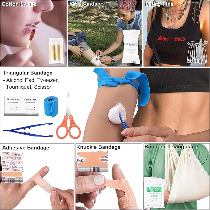 LUXMOM Emergency Survival Kit and First Aid Kit, Gift - Image 6