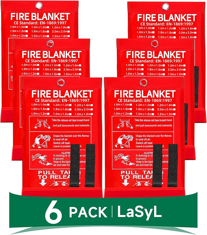 LaSyL Blanket Emergency for Home, Fire Supression Blanket Good for Home Safety by LaSyL