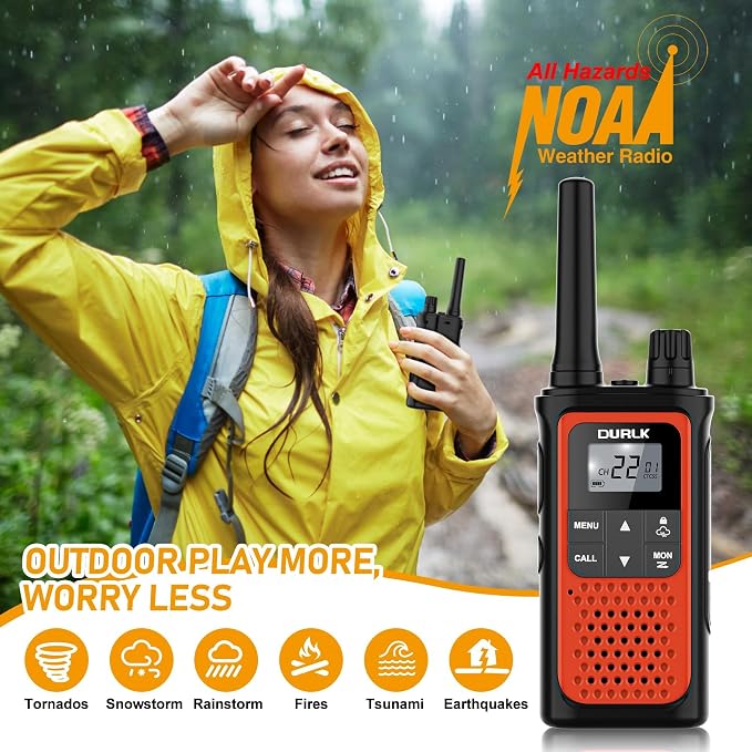 Walkie Talkies for Adults Long Range 2 Pack, Rechargeable Walkie Talkies 22 FRS - Image 5