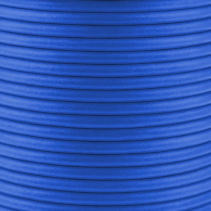Mandala Crafts Round Genuine Blue Leather Cord - Image 3