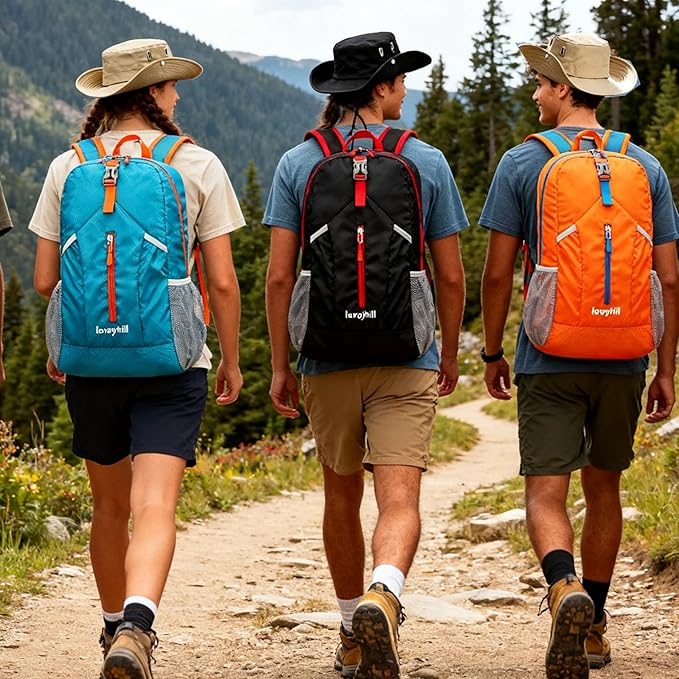 levayhill 25L Foldable Hiking Backpack Lightweight Packable Basic-Daypack - Image 7