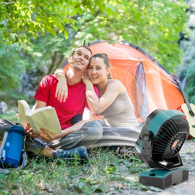 WESTTREE Camping Fan Portable 20000mAh Oscillating Battery Powered Fan - Image 7