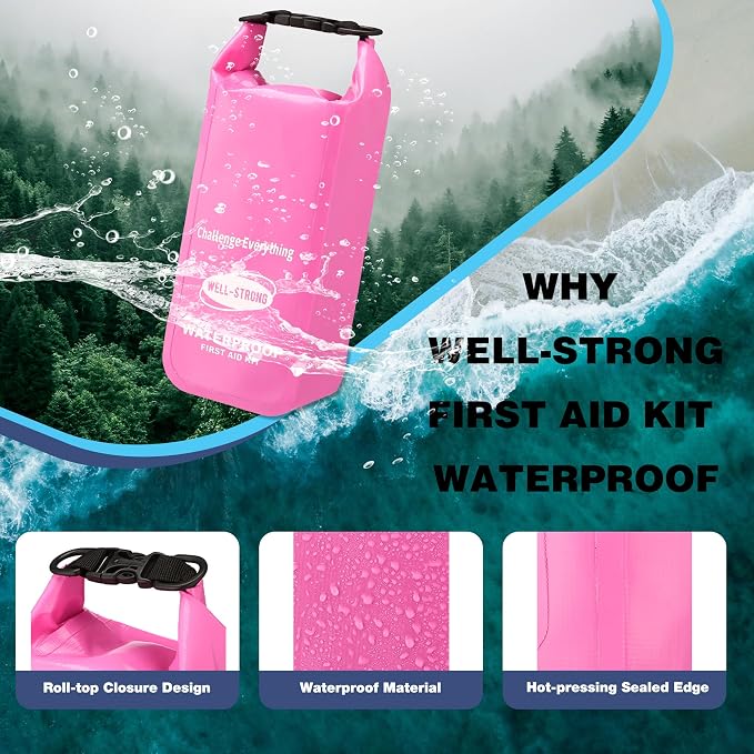 Boat First Aid Kit Waterproof, WELL-STRONG Marine Emergency Kit - Image 2