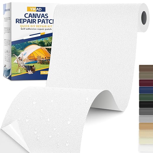 Fabric Repair Tape, Self Adhesive Canvas Repair Patch, Waterproof Outdoor by Unknown