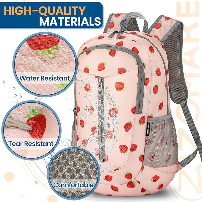 ZOMAKE Ultra Lightweight Packable Backpack 25L - Image 4