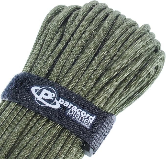 Military Survival Parachute Cord MIL-SPEC Paracord 103 Continuous Feet 750+ by ParacordPlanet