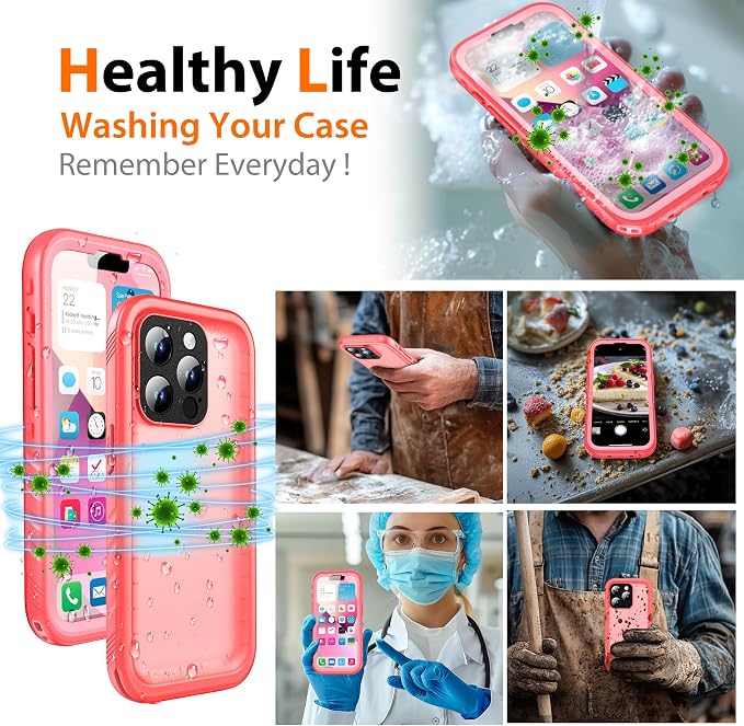 Cozycase Compatible with iPhone 14 Pro Waterproof Case - Image 10