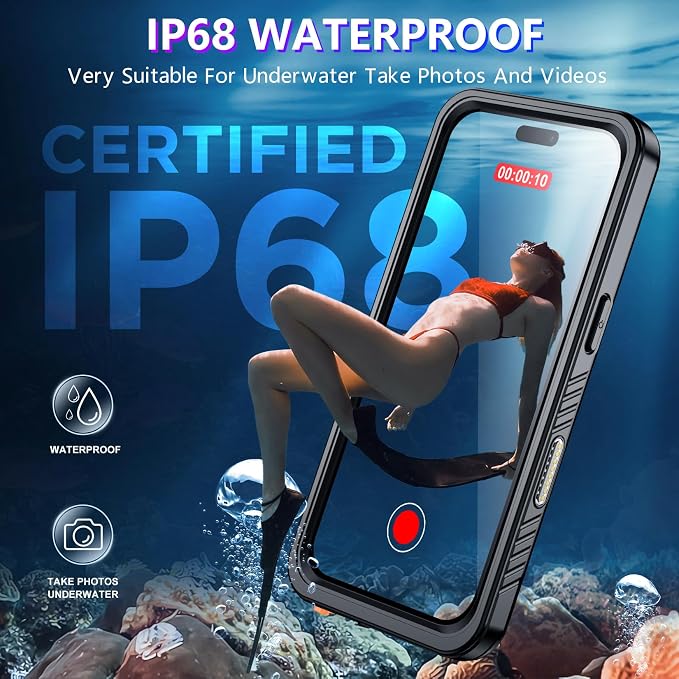 2025 New Designed for iPhone 16 Case Waterproof, Phone Case for iPhone 16 6.1" - Image 3