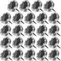 Peasur Solar Ground Lights Outdoor, 24 Pack Flat Solar Powered Disc Lights by Peasur