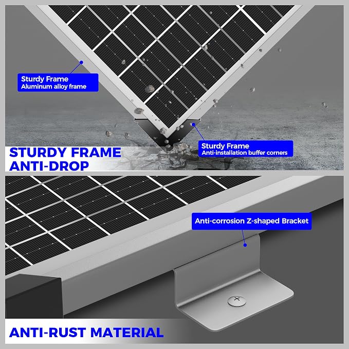 Voltset Solar Panel Kit 50W 12V, Solar Battery Trickle Charger Maintainer - Image 4