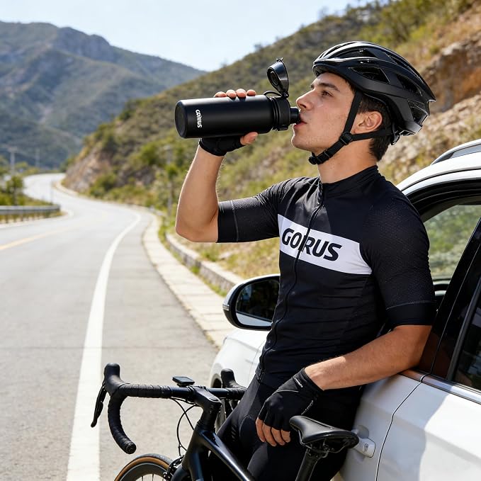 GOPPUS Insulated Water Bottle 20oz Stainless Steel BPA-Free Sports Bottle Ideal - Image 2