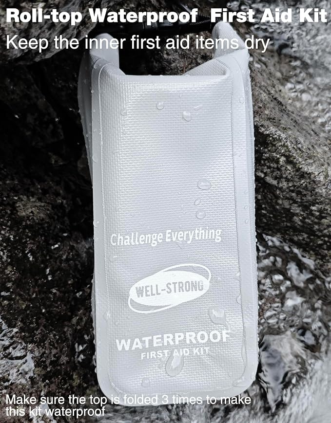 Boat First Aid Kit Waterproof, WELL-STRONG Marine Emergency Kit - Image 6