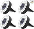 Joomer Solar Ground Lights, 4 Pack 8 LED Solar Lights Outdoor Waterproof IP68 by Joomer