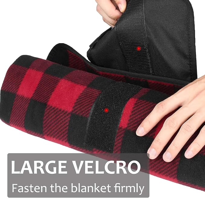 Tirrinia Large Waterproof Outdoor Blanket, Soft Warm Windproof Stadium Blanket - Image 4