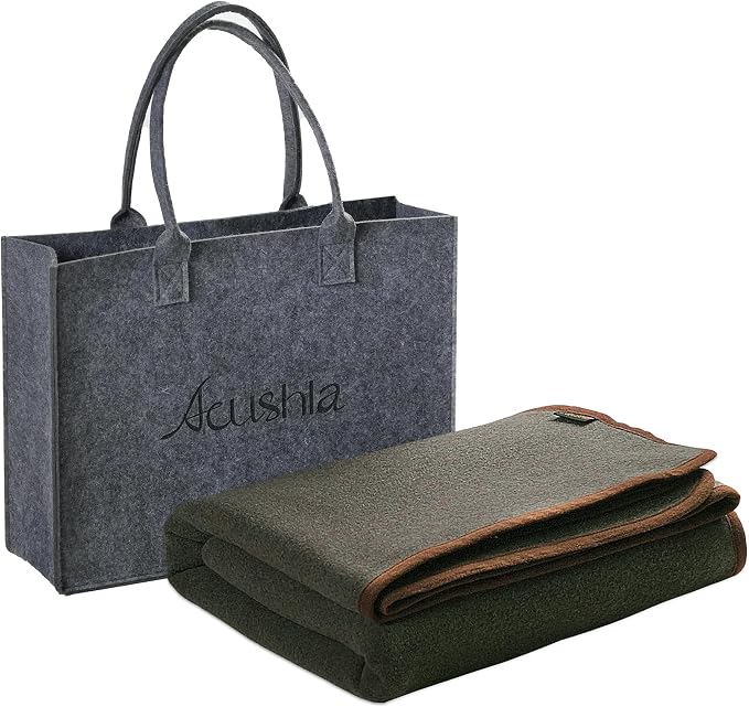 ACUSHLA 80% Merino Wool Camp Blanket by acushla