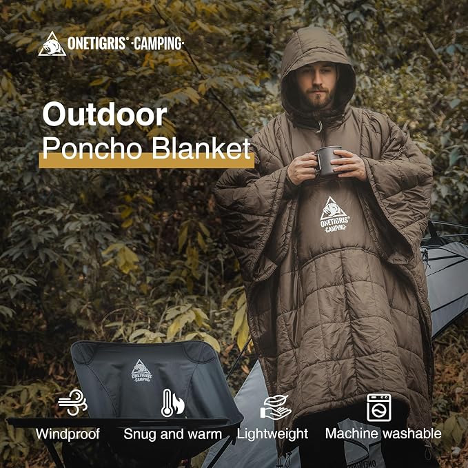 ONETIGRIS Camping Blanket Poncho - Image 3