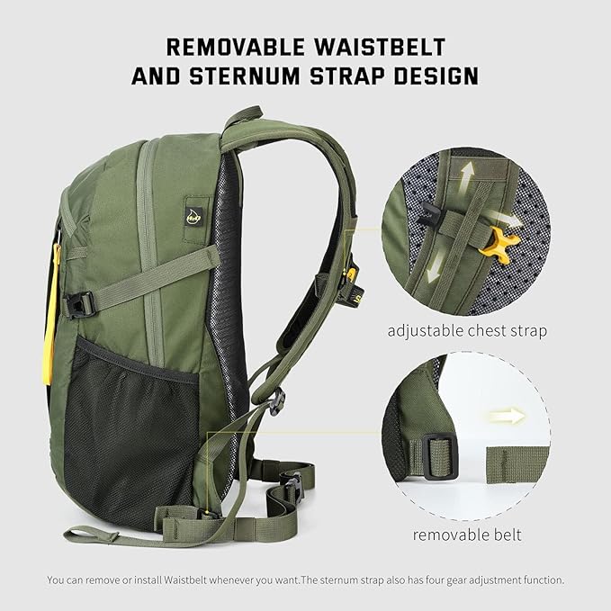 SKYSPER Small Hiking Backpack, 20L/30L Lightweight Travel Backpacks Hiking - Image 3