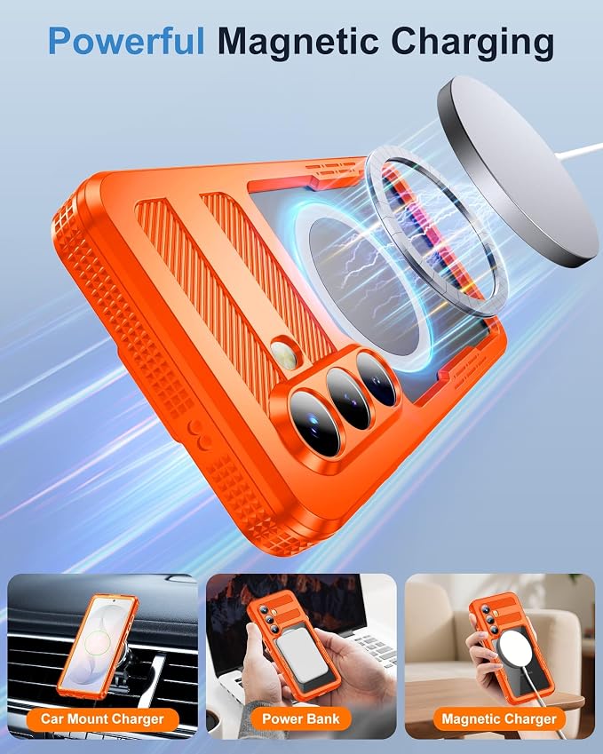for Samsung Galaxy S26 Waterproof Case, Magnetic Heavy Duty Military Grade - Image 7