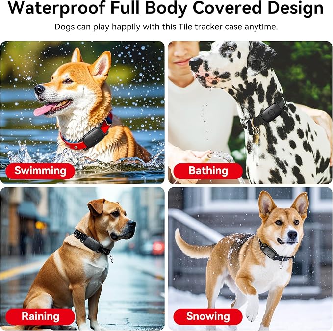 DDJ Dog Collar Holder for Tile Life360 Pro 2024 Bluetooth Tracker, Ultra Durable - Image 3