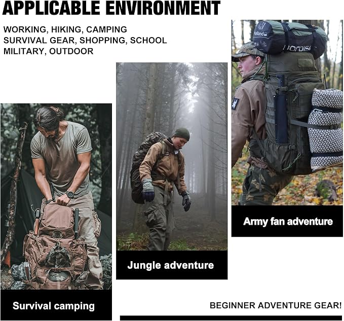 Mardingtop 60L Military Internal Frame Backpack - Image 7