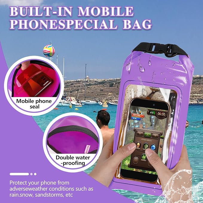 IP68 Waterproof Dry Bag, 2L - Image 4